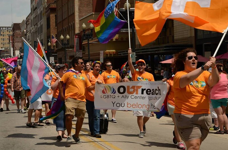 OUTreach: LGBT & Ally Resource Center in the Pride Parade